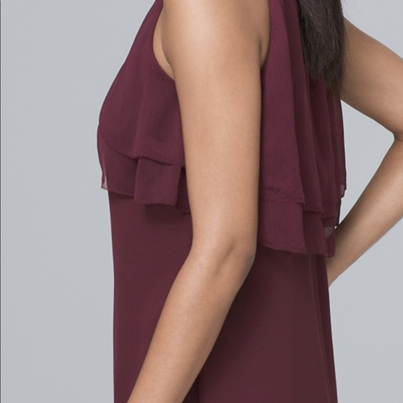 Whbm chiffon ruffle tunic - Picture 3 of 3